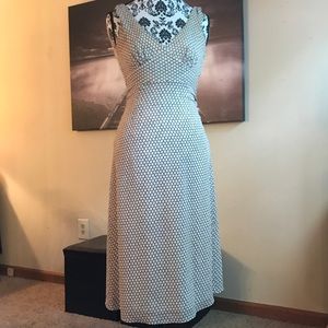 SALE J.Crew polka dot ivory dress size 2